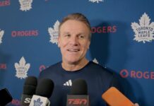 Jim Hiller on Gavin McKenna’s ice-time opportunities: “Maybe he’s not getting as much as he might in a different situation, but it’s good for him to be around these players, learn from them, and come along” Jim Hiller, Toronto Maple Leafs head coach