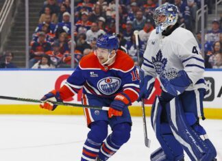 Anthony Stolarz, Maple Leafs vs. Oilers
